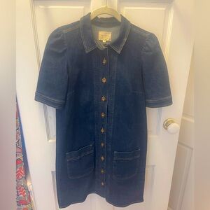 Sezane denim dress